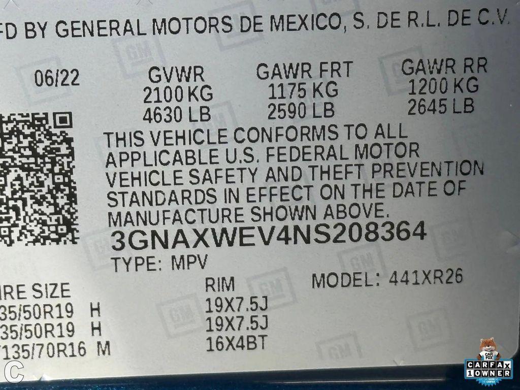 used 2022 Chevrolet Equinox car, priced at $21,388