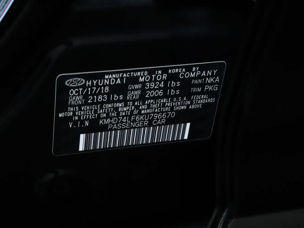 used 2019 Hyundai Elantra car, priced at $15,376