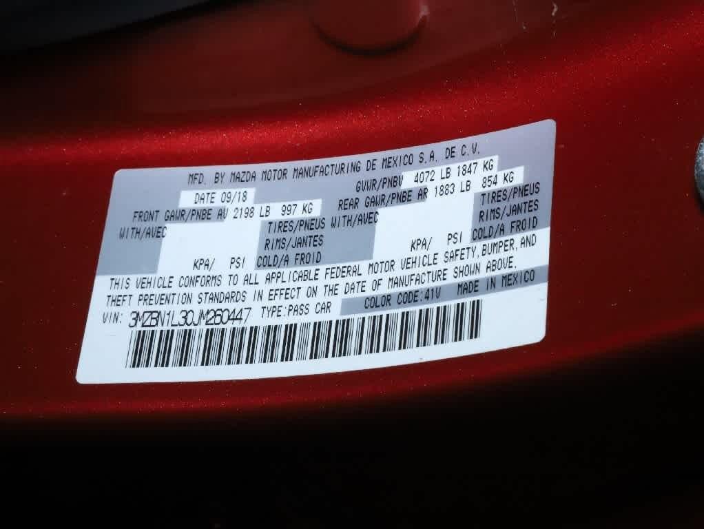 used 2018 Mazda Mazda3 car, priced at $17,945