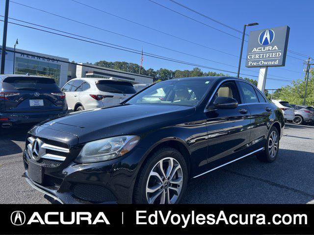 used 2018 Mercedes-Benz C-Class car, priced at $15,991
