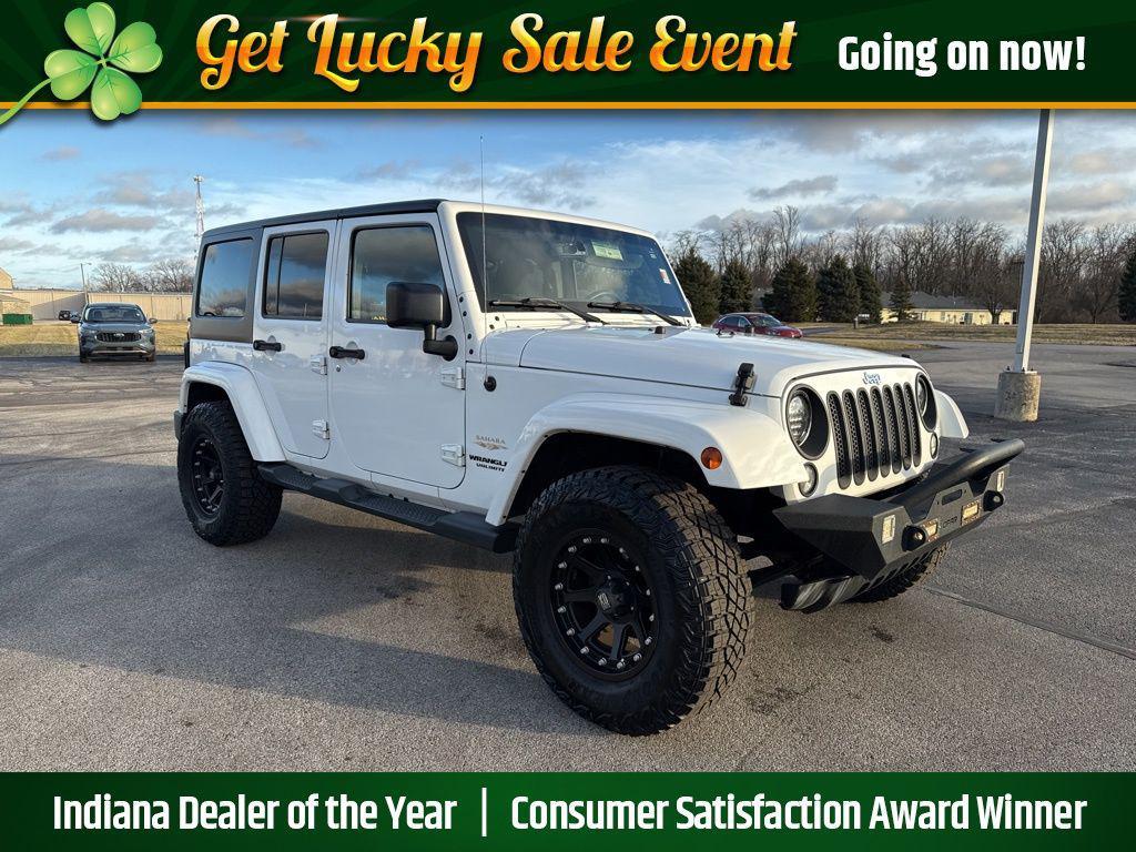 used 2015 Jeep Wrangler Unlimited car, priced at $15,615