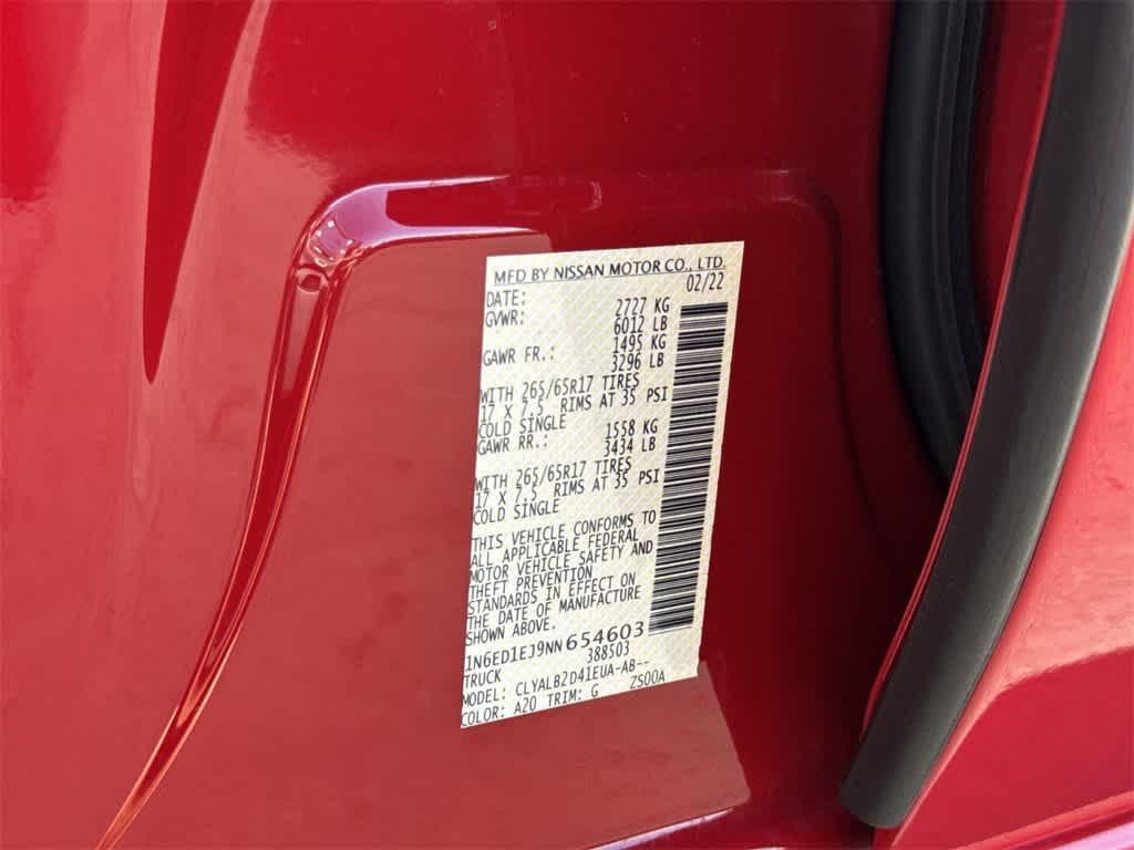 used 2022 Nissan Frontier car, priced at $26,100