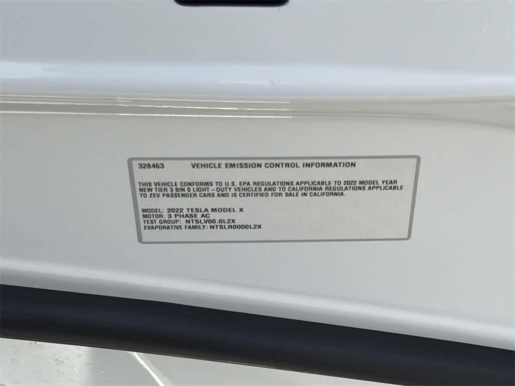 used 2022 Tesla Model X car, priced at $51,550