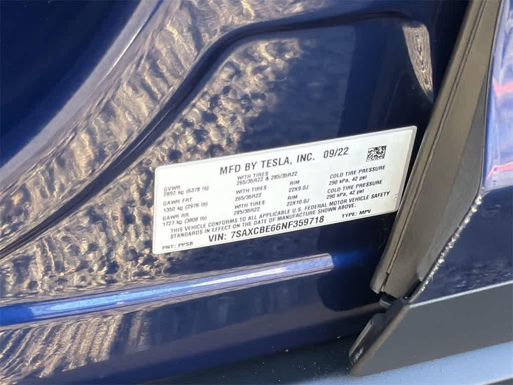 used 2022 Tesla Model X car, priced at $58,545