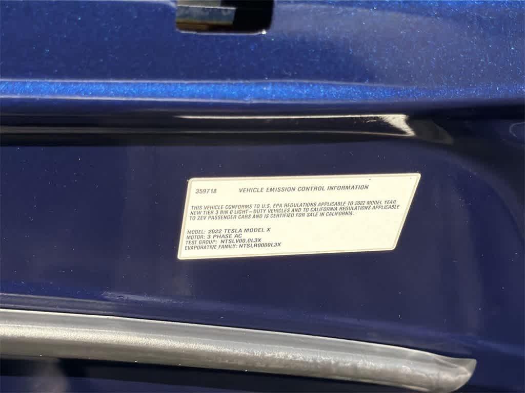 used 2022 Tesla Model X car, priced at $58,545