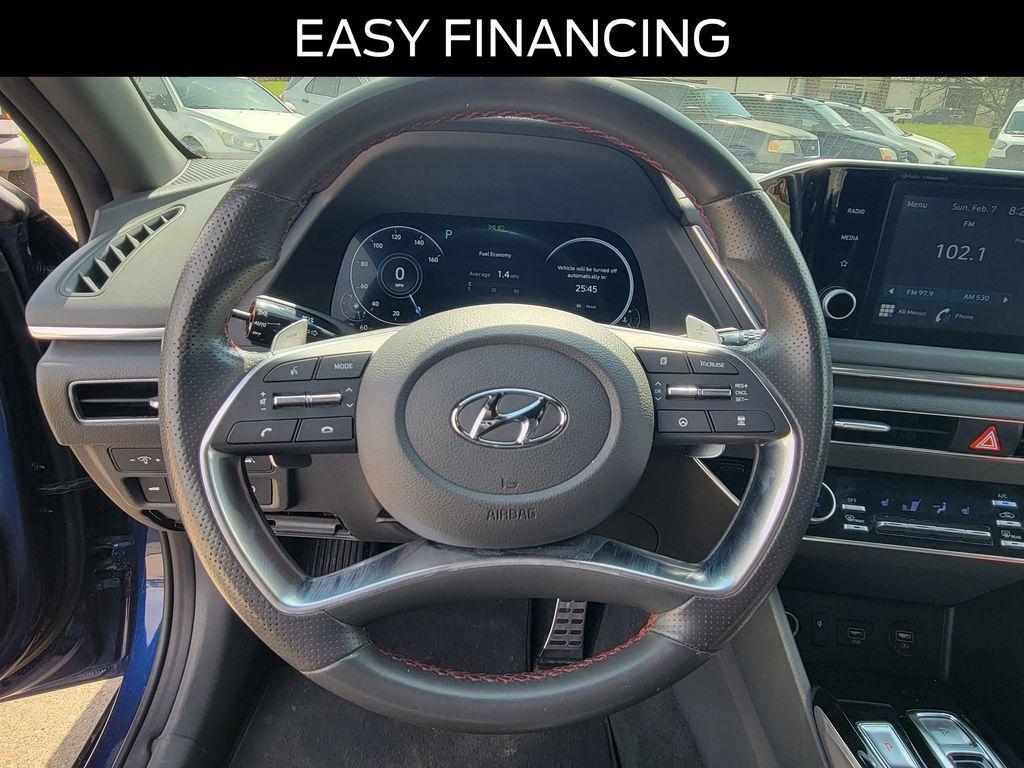 used 2021 Hyundai Sonata car, priced at $20,196