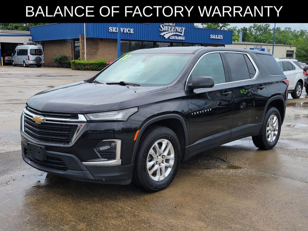 used 2022 Chevrolet Traverse car, priced at $25,917