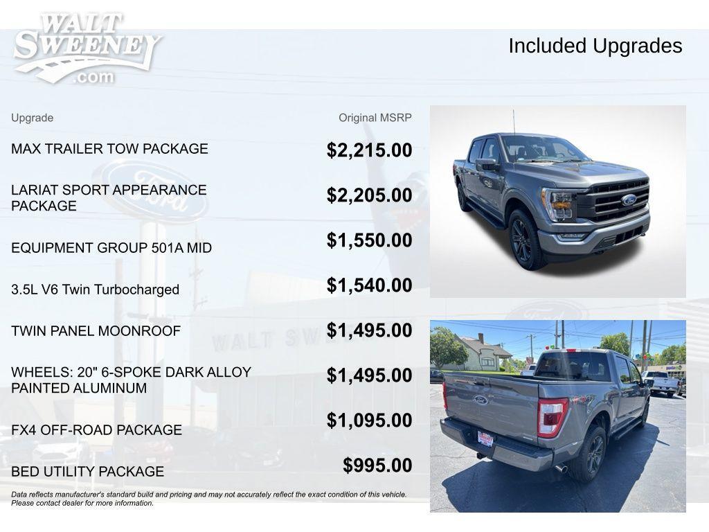 used 2022 Ford F-150 car, priced at $44,396