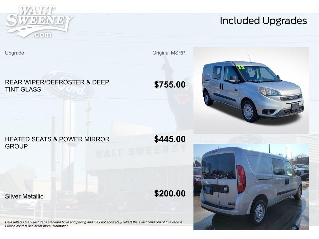 used 2022 Ram ProMaster City car, priced at $23,398