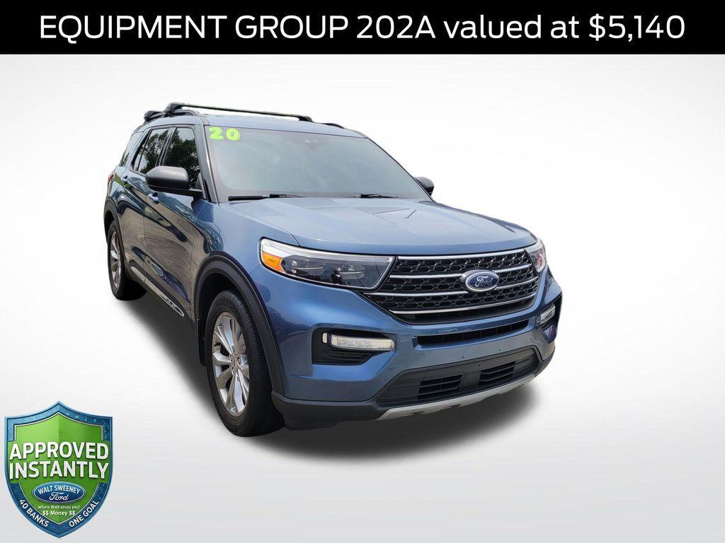 used 2020 Ford Explorer car, priced at $23,434