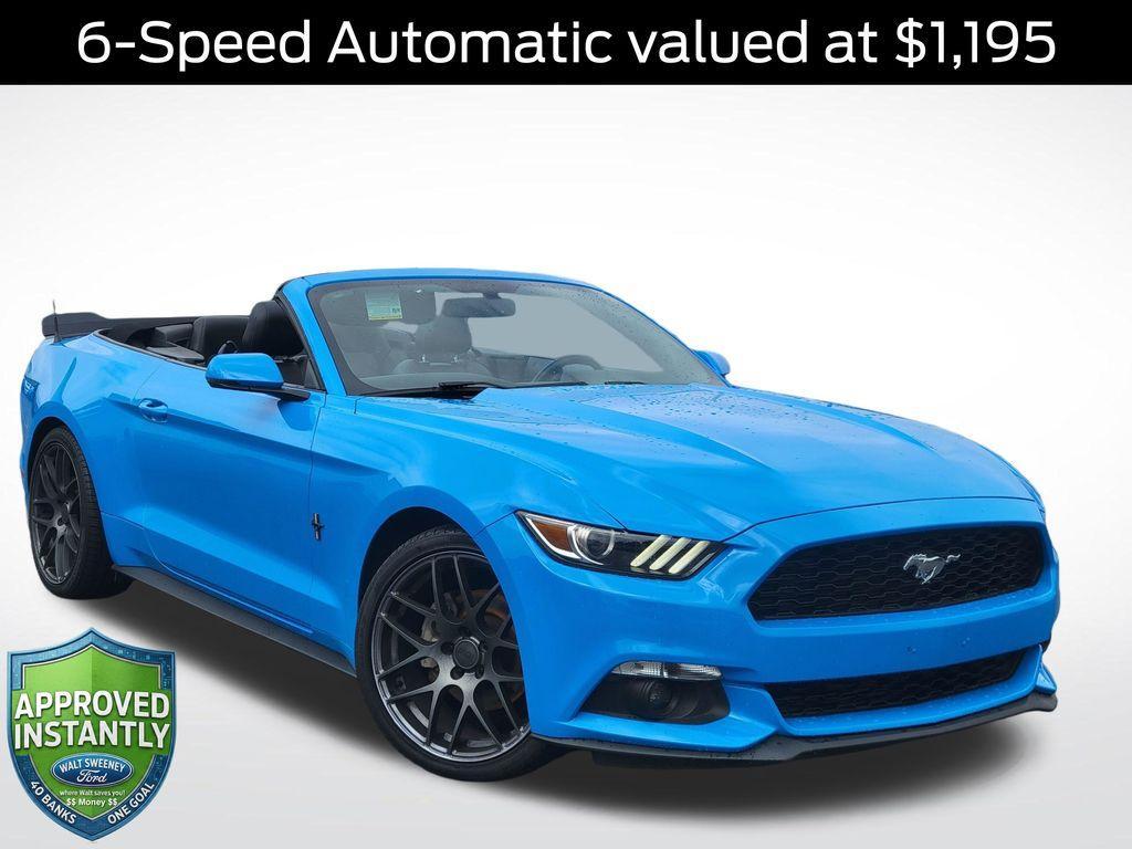 used 2017 Ford Mustang car, priced at $18,055