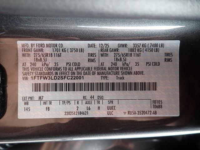 new 2025 Ford F-150 car, priced at $63,705