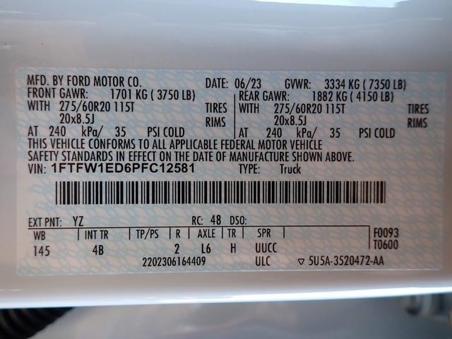 used 2023 Ford F-150 car, priced at $45,995