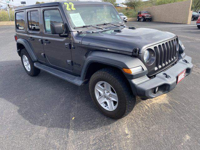 used 2022 Jeep Wrangler Unlimited car, priced at $22,350