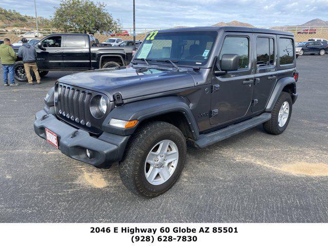 used 2022 Jeep Wrangler Unlimited car, priced at $22,350
