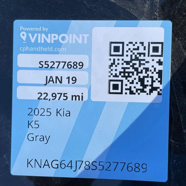 used 2025 Kia K5 car, priced at $31,995