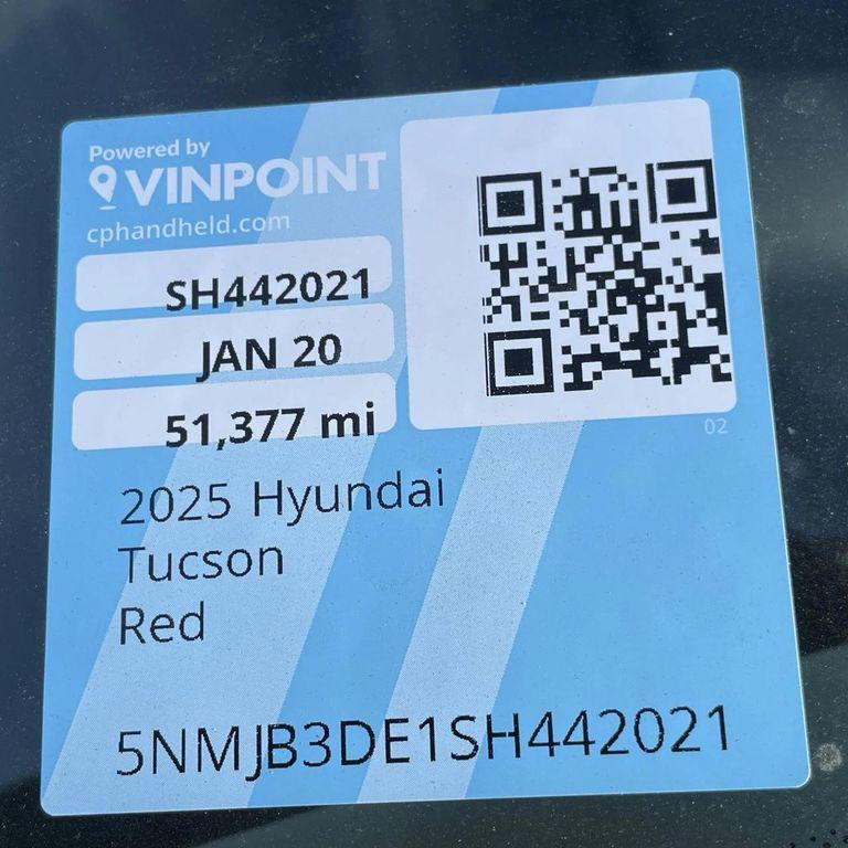 used 2025 Hyundai Tucson car, priced at $20,310