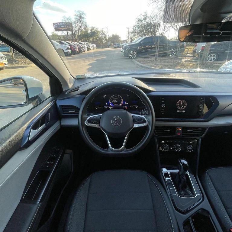used 2024 Volkswagen Taos car, priced at $18,358