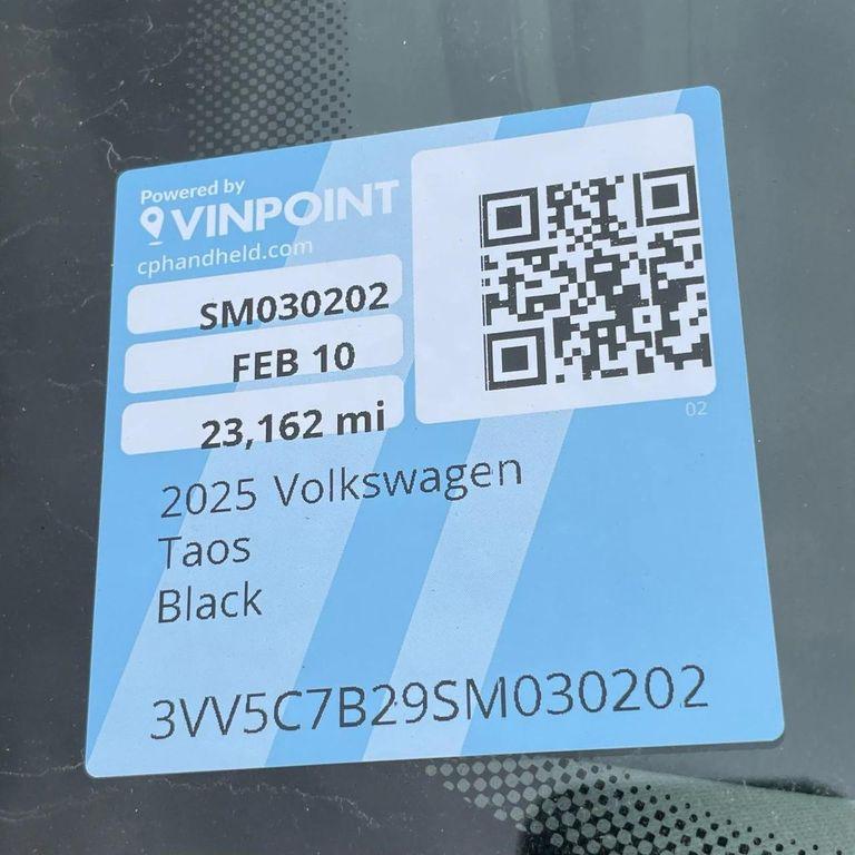 used 2025 Volkswagen Taos car, priced at $20,401