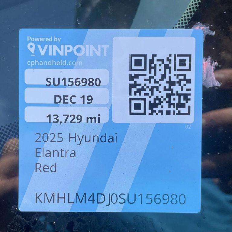 used 2025 Hyundai ELANTRA HEV car, priced at $20,840