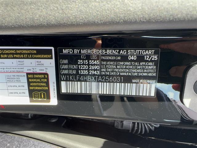 new 2026 Mercedes-Benz E-Class car, priced at $73,400