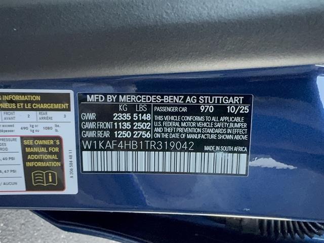 new 2026 Mercedes-Benz C-Class car, priced at $56,935