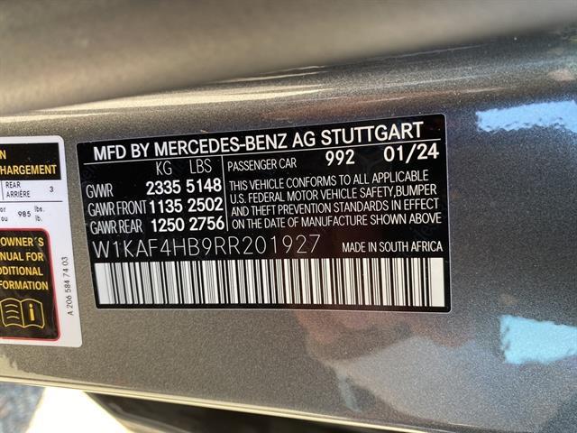 used 2024 Mercedes-Benz C-Class car, priced at $47,924