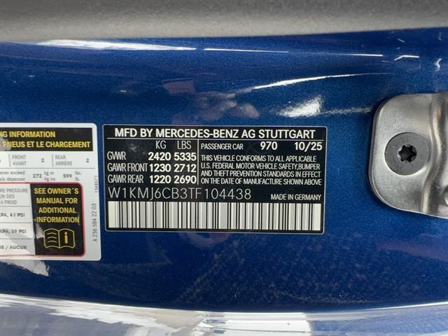 new 2026 Mercedes-Benz AMG CLE 53 car, priced at $89,495