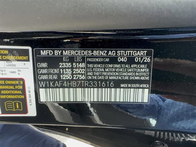 new 2026 Mercedes-Benz C-Class car, priced at $57,724