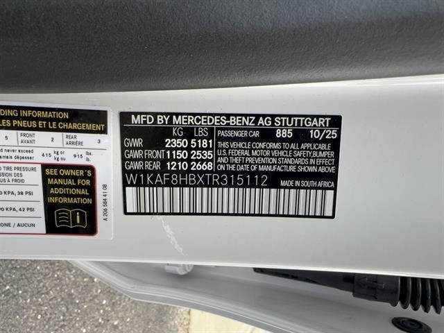 new 2026 Mercedes-Benz AMG C 43 car, priced at $83,520