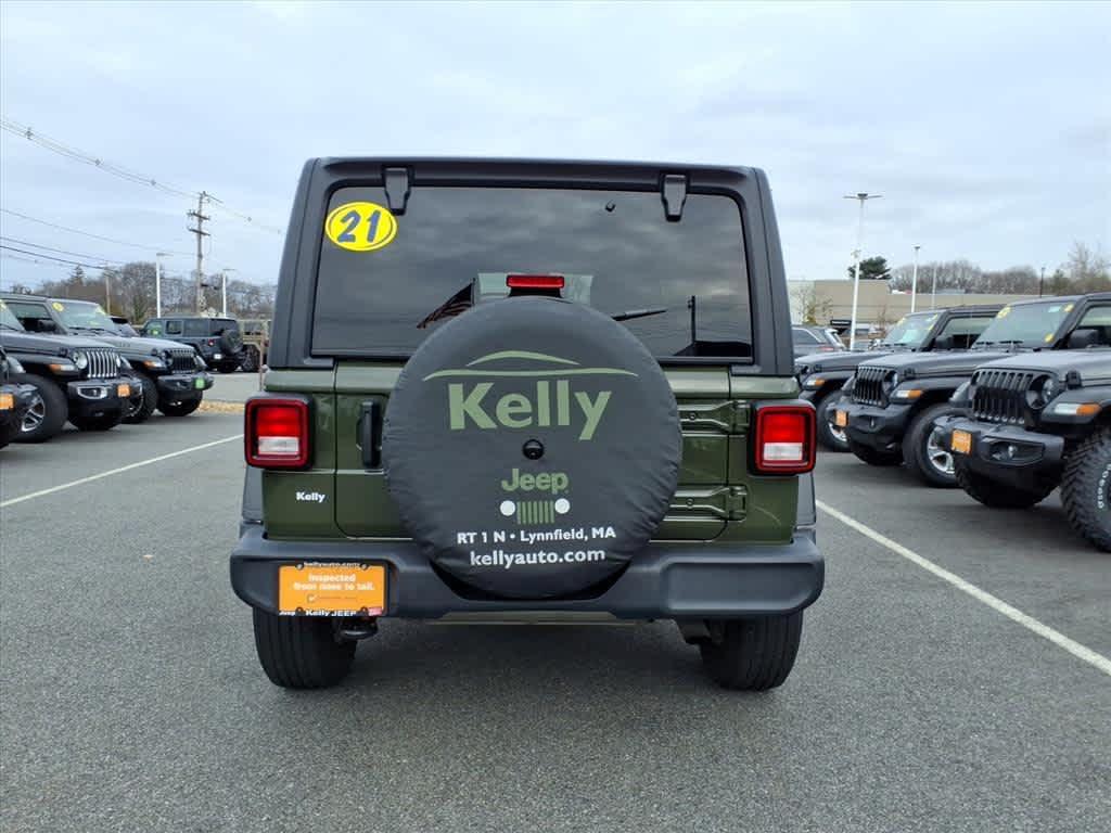 used 2021 Jeep Wrangler Unlimited car, priced at $27,998