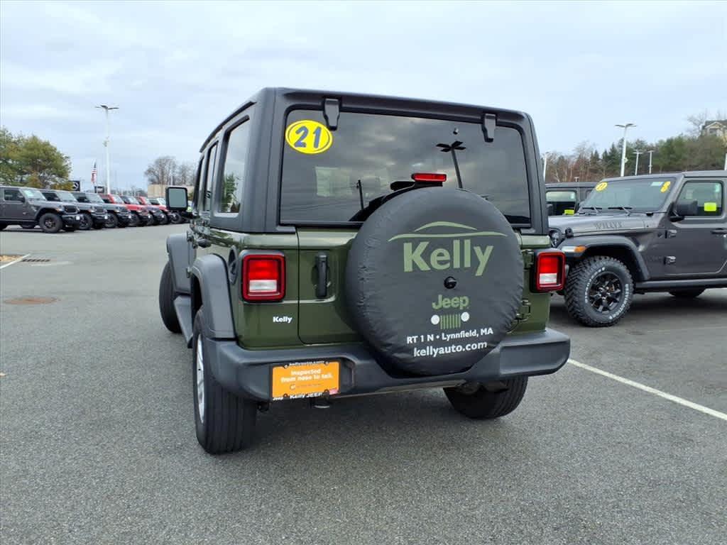 used 2021 Jeep Wrangler Unlimited car, priced at $27,998