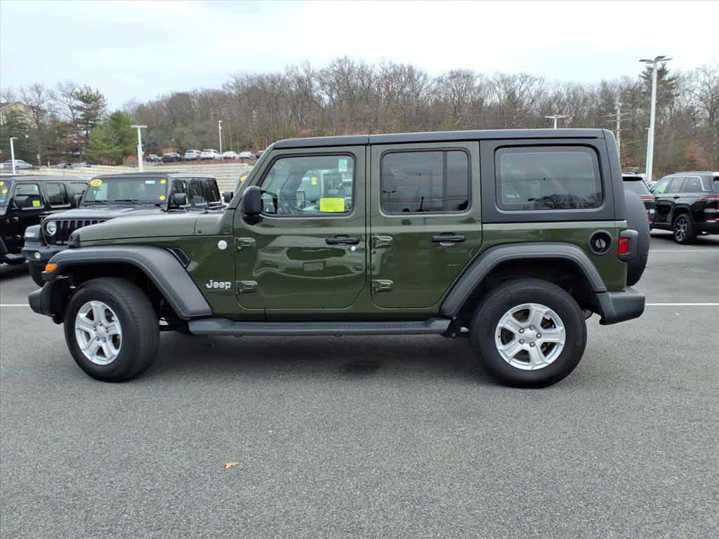 used 2021 Jeep Wrangler Unlimited car, priced at $27,998