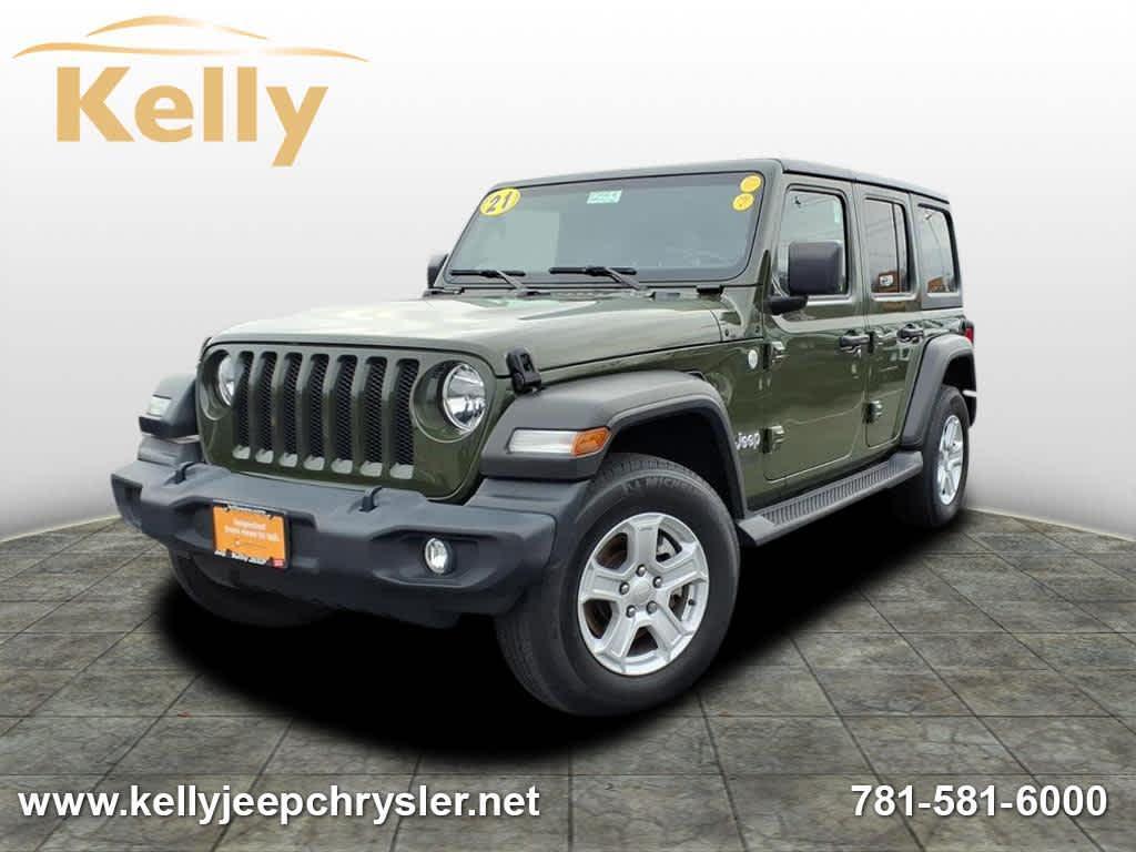 used 2021 Jeep Wrangler Unlimited car, priced at $29,245