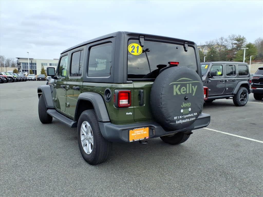 used 2021 Jeep Wrangler Unlimited car, priced at $27,998