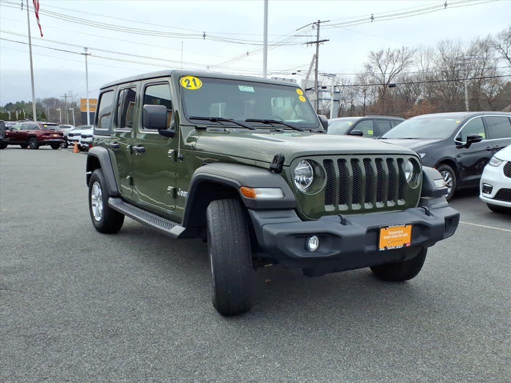 used 2021 Jeep Wrangler Unlimited car, priced at $27,998