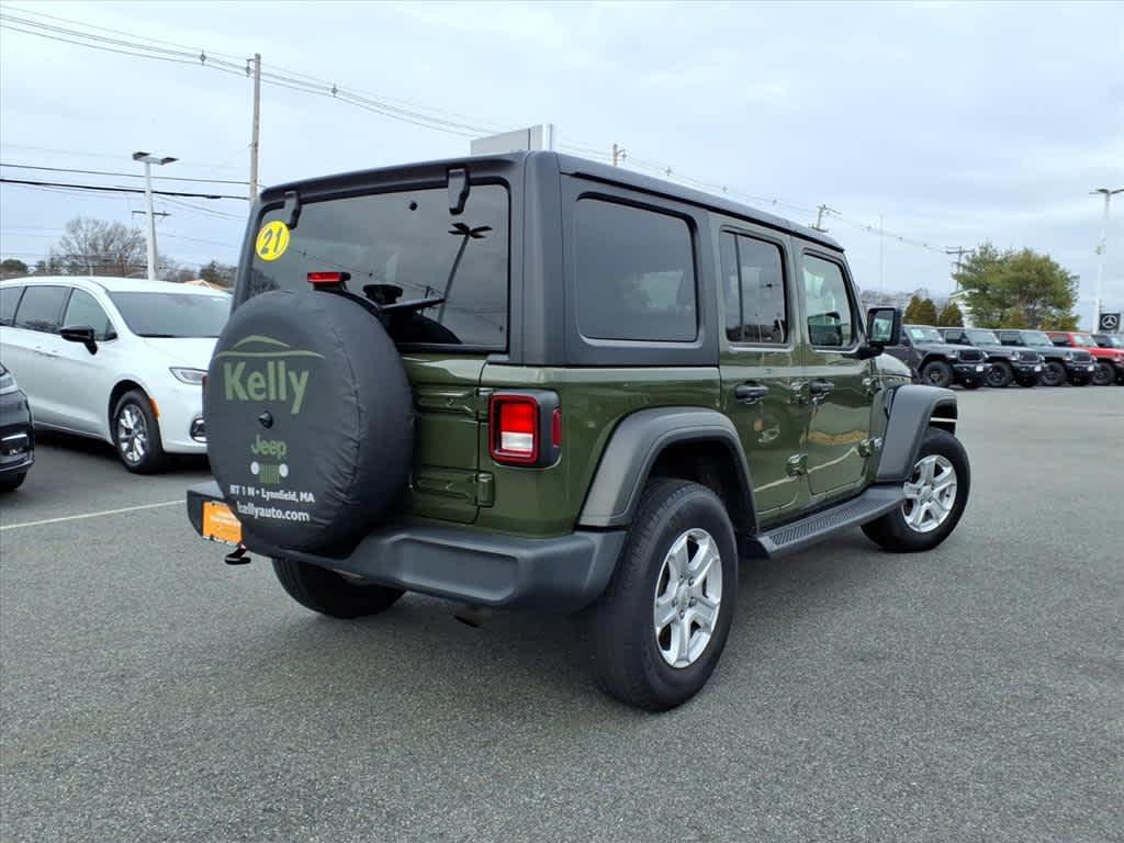 used 2021 Jeep Wrangler Unlimited car, priced at $27,998