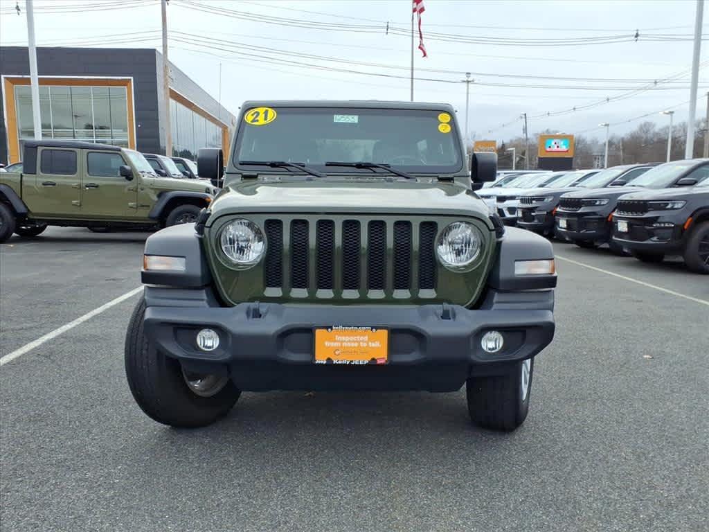 used 2021 Jeep Wrangler Unlimited car, priced at $27,998
