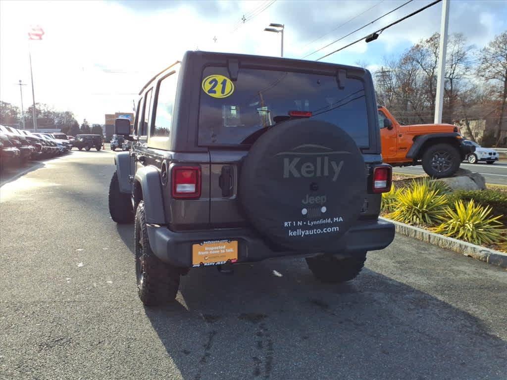 used 2021 Jeep Wrangler Unlimited car, priced at $29,998