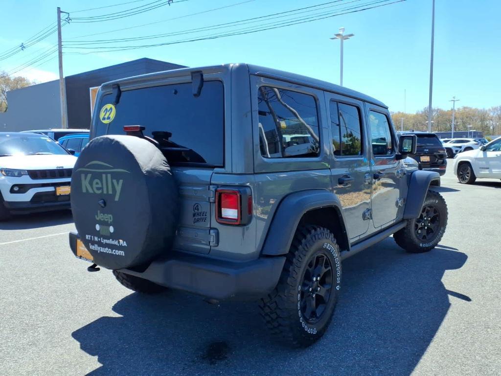 used 2022 Jeep Wrangler Unlimited car, priced at $36,348