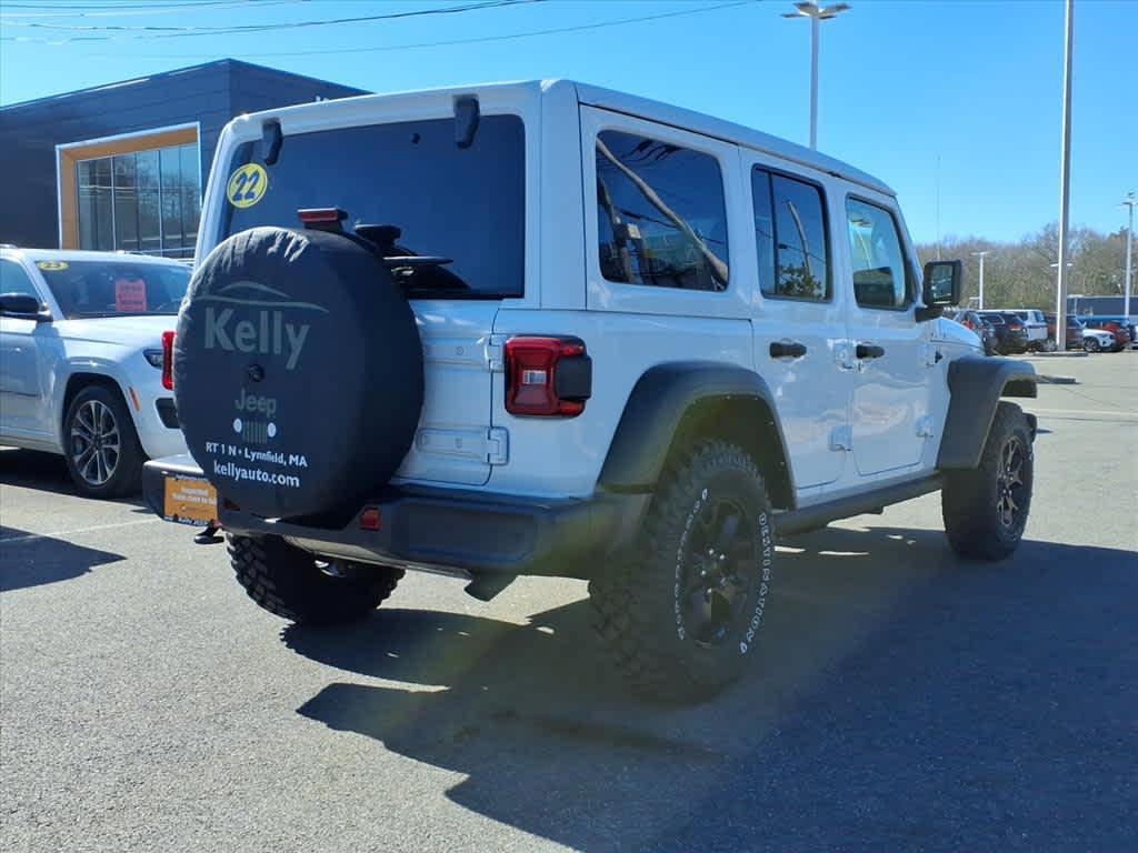 used 2022 Jeep Wrangler Unlimited car, priced at $37,360