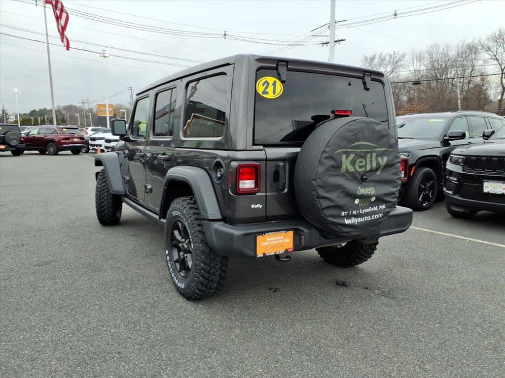 used 2021 Jeep Wrangler Unlimited car, priced at $29,998