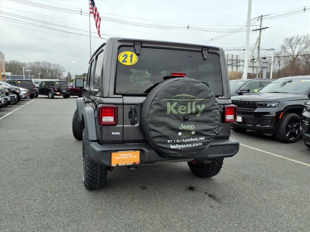 used 2021 Jeep Wrangler Unlimited car, priced at $29,998