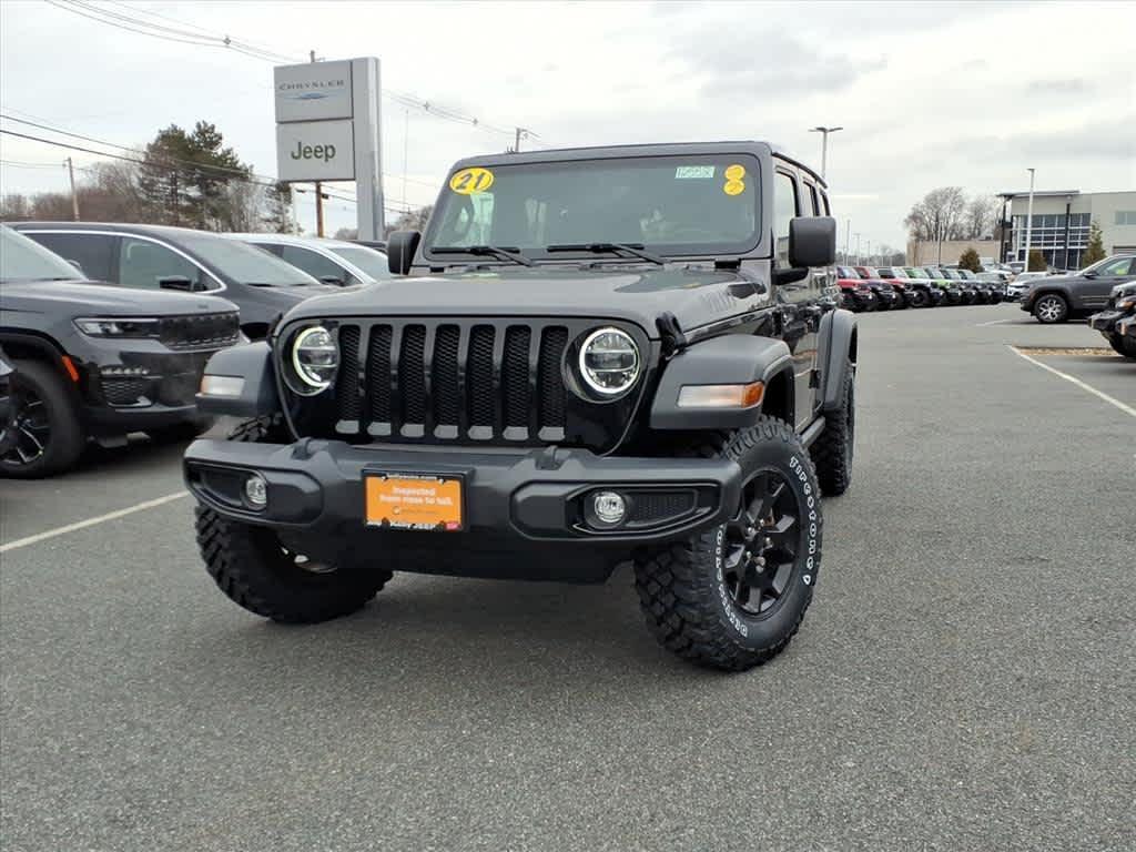 used 2021 Jeep Wrangler Unlimited car, priced at $29,998