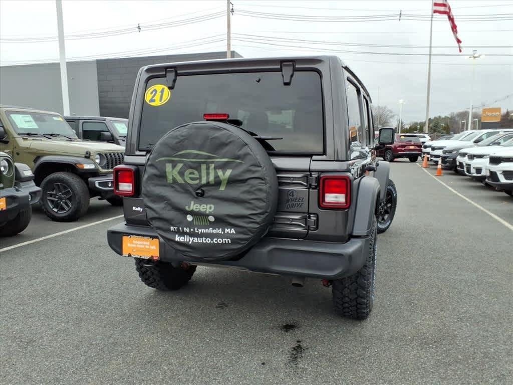 used 2021 Jeep Wrangler Unlimited car, priced at $29,998