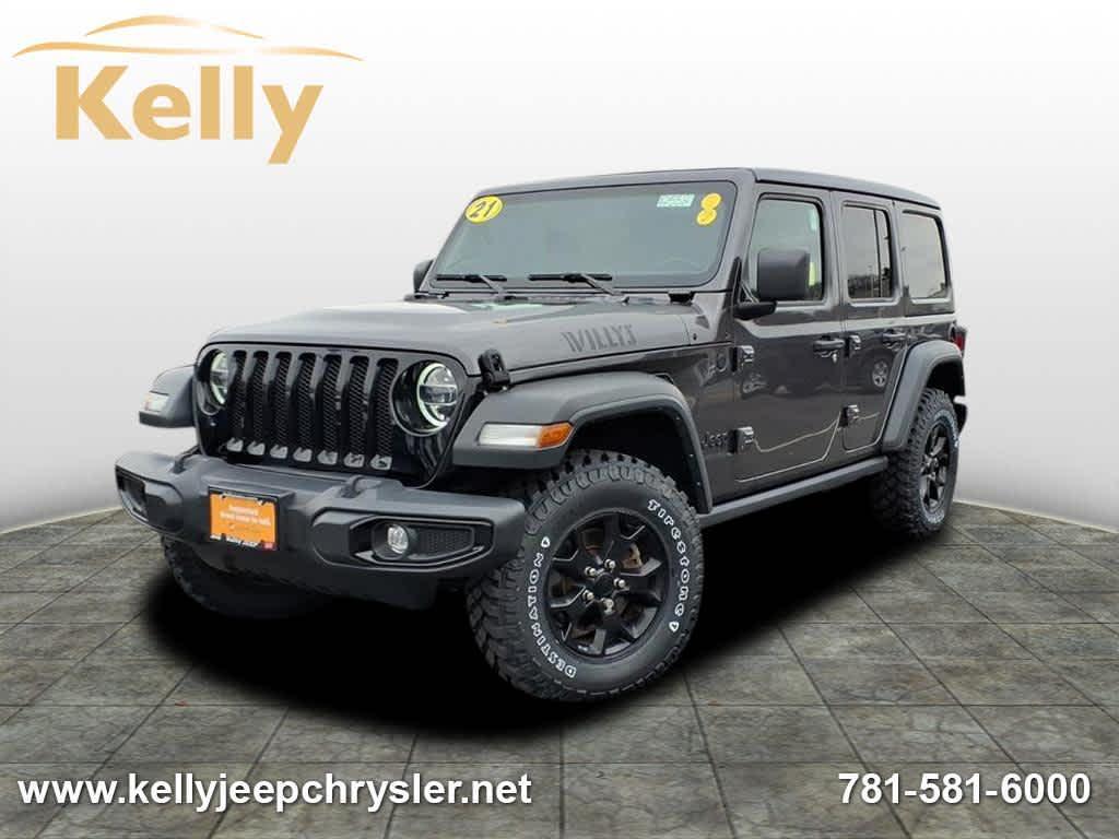 used 2021 Jeep Wrangler Unlimited car, priced at $32,817