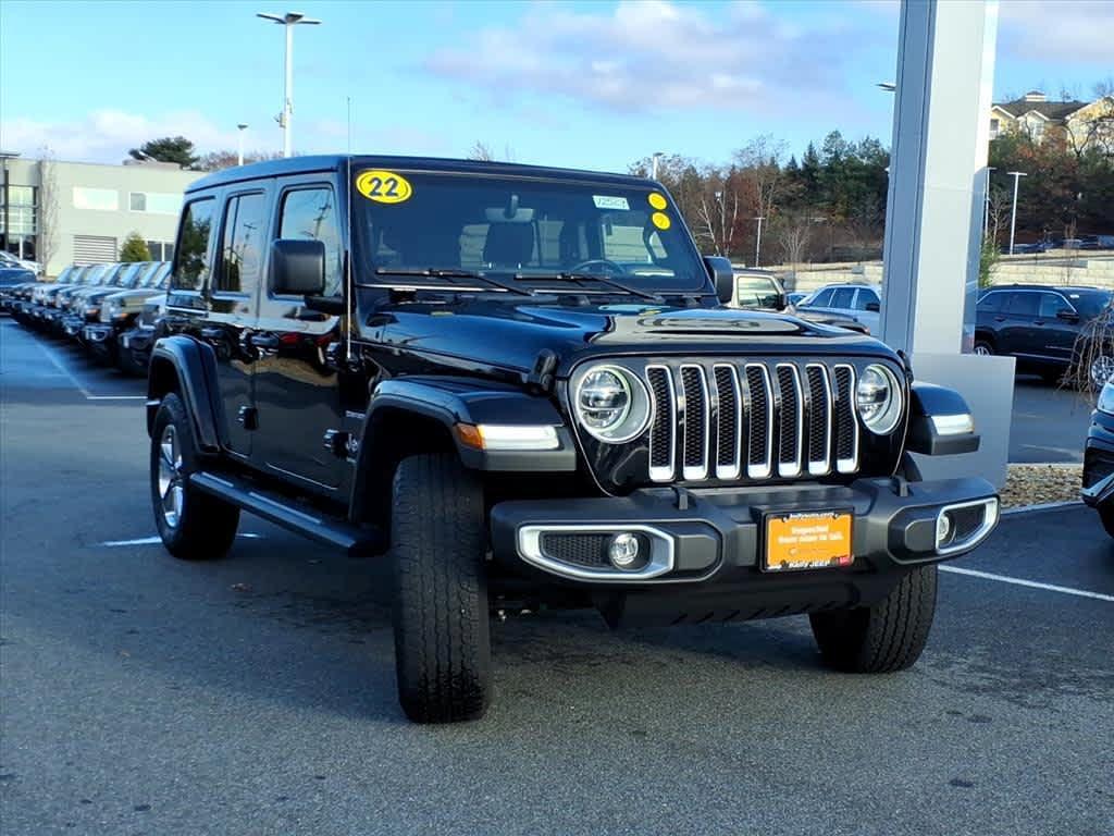 used 2022 Jeep Wrangler Unlimited car, priced at $33,998