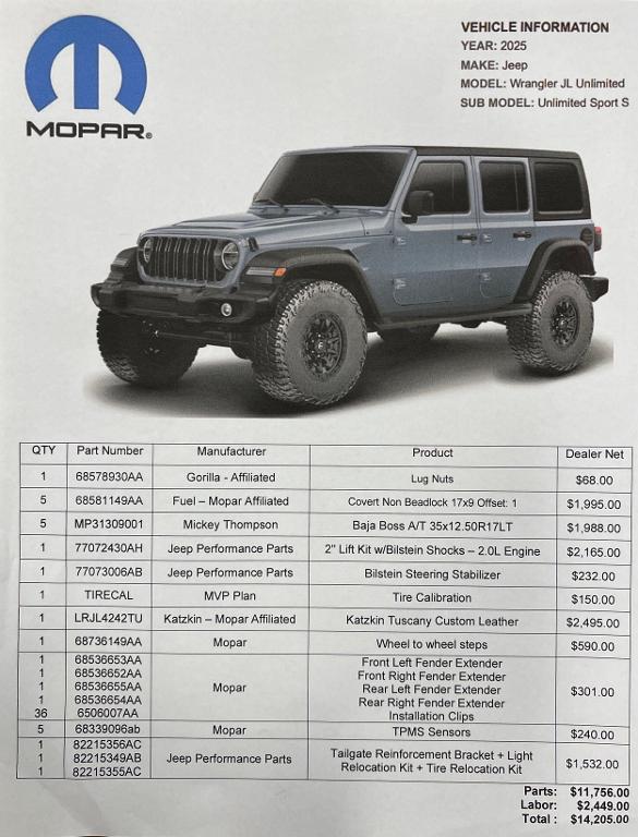 new 2026 Jeep Wrangler car, priced at $67,540
