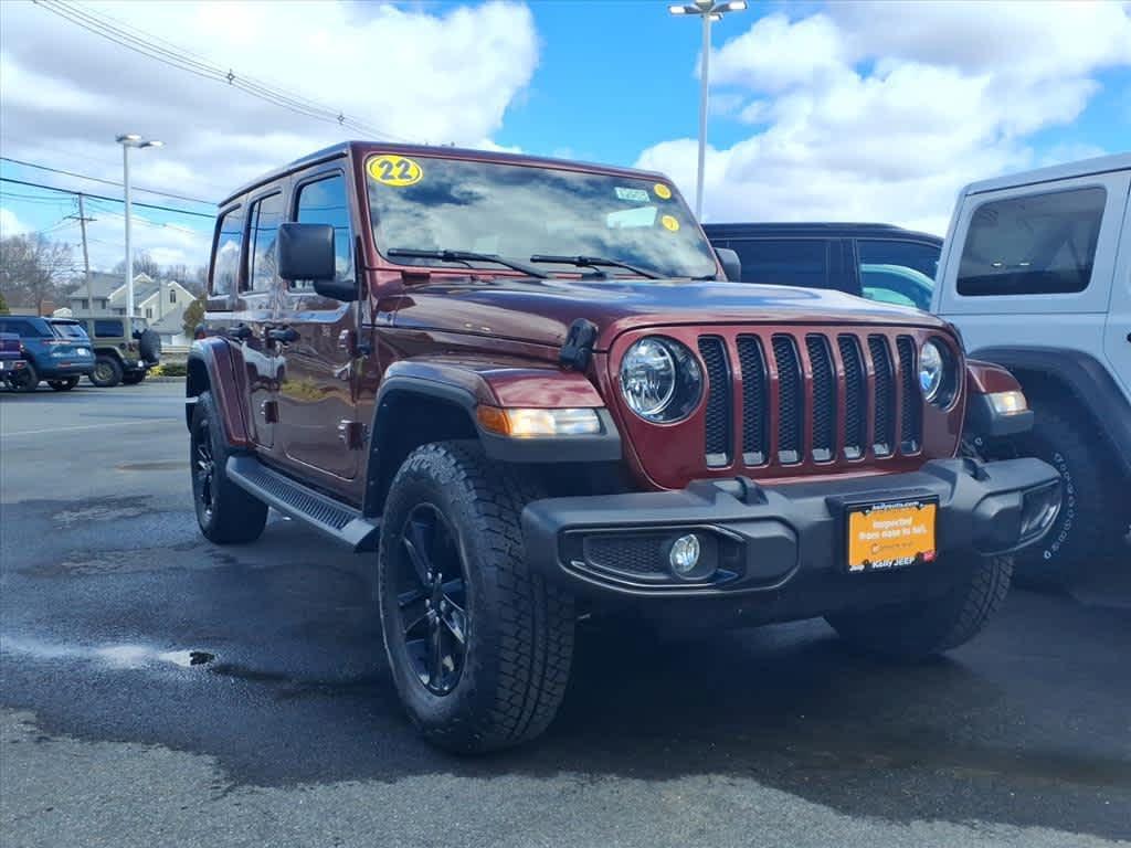 used 2022 Jeep Wrangler Unlimited car, priced at $35,273