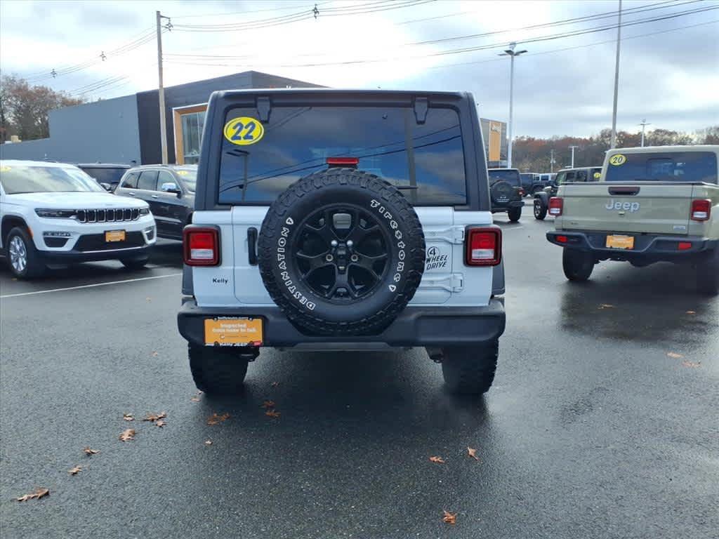 used 2022 Jeep Wrangler Unlimited car, priced at $28,998